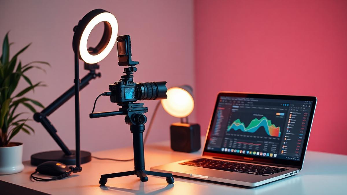 OnlyFans Creator Setup: Kamera, Licht und Laptop für Content-Planung